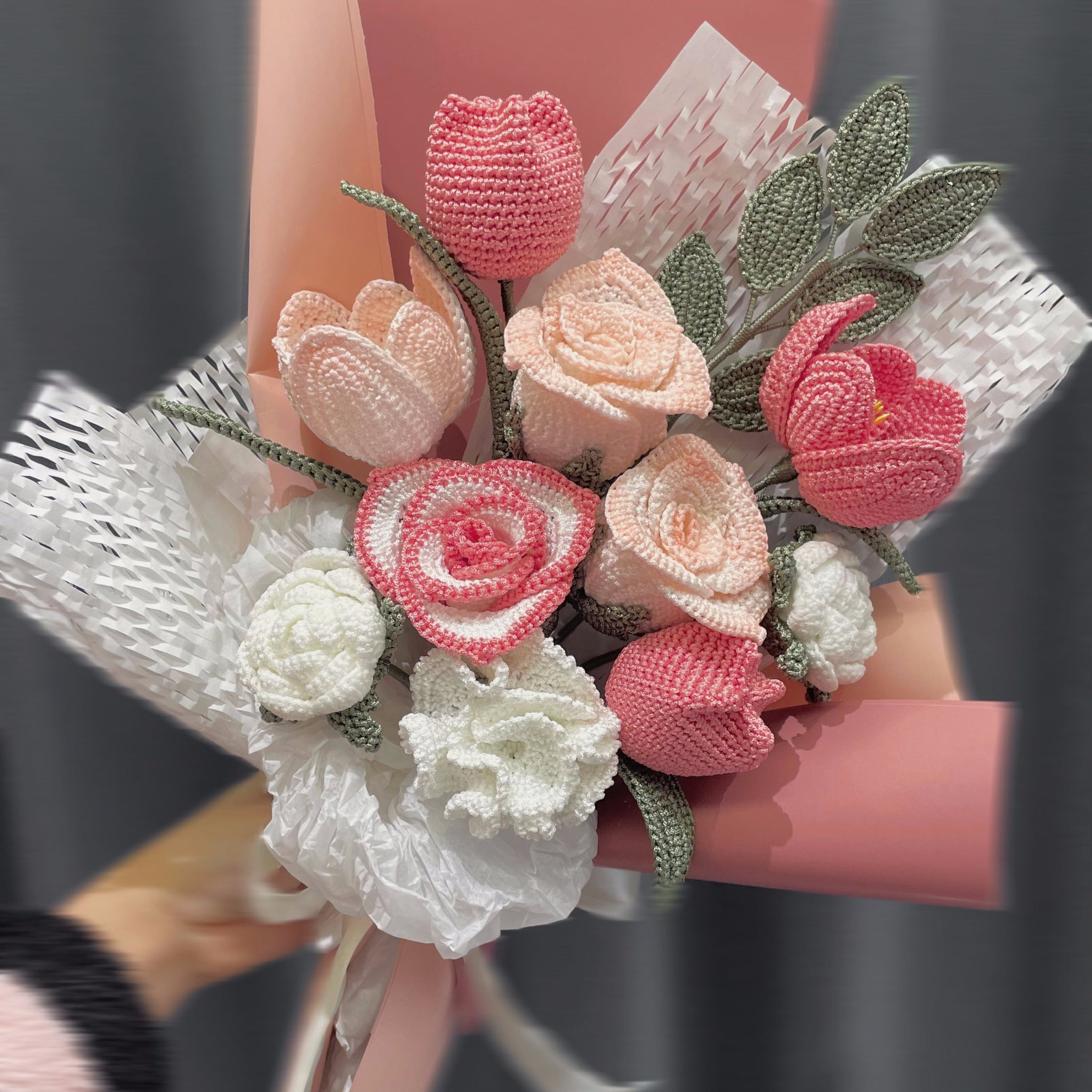 Crochet bouquets