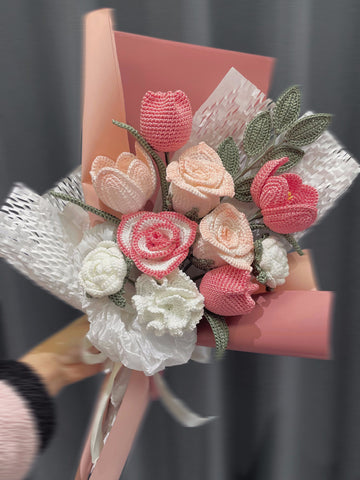 Crochet bouquets