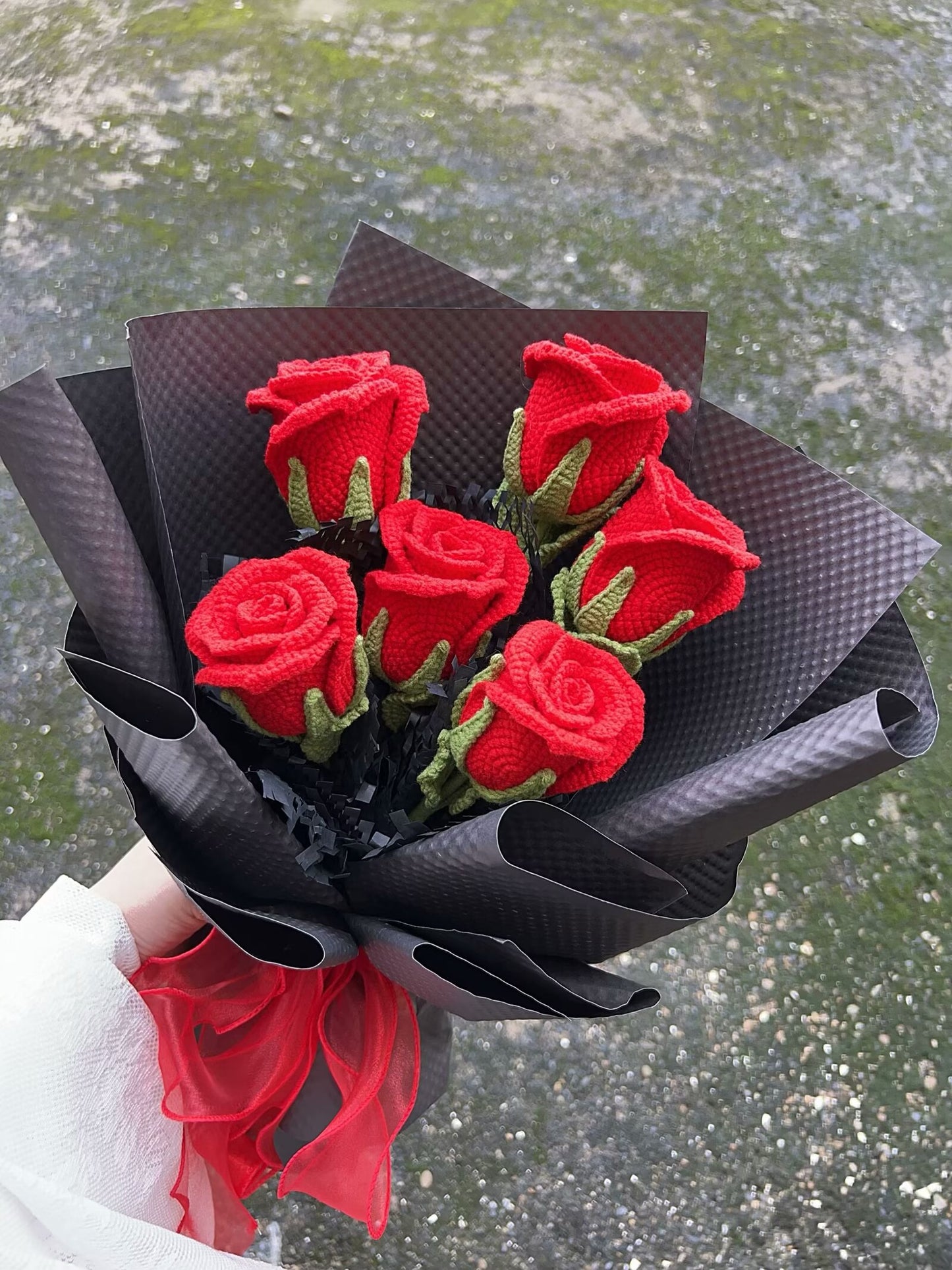 MEJOR VENDEDOR Ramo de rosas de ganchillo, regalo para novia/amiga/mamá, regalos del día de San Valentín