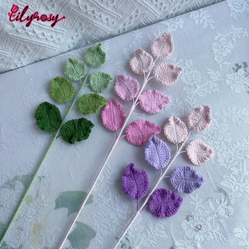 Lilyrosy Crochet Rose Leaf