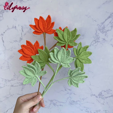 Lilyrosy Crochet Mape Leaf