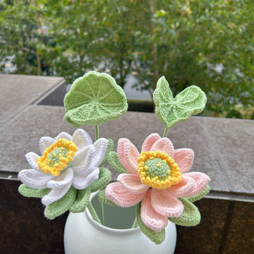 Lilyrosy crochet lotus flower