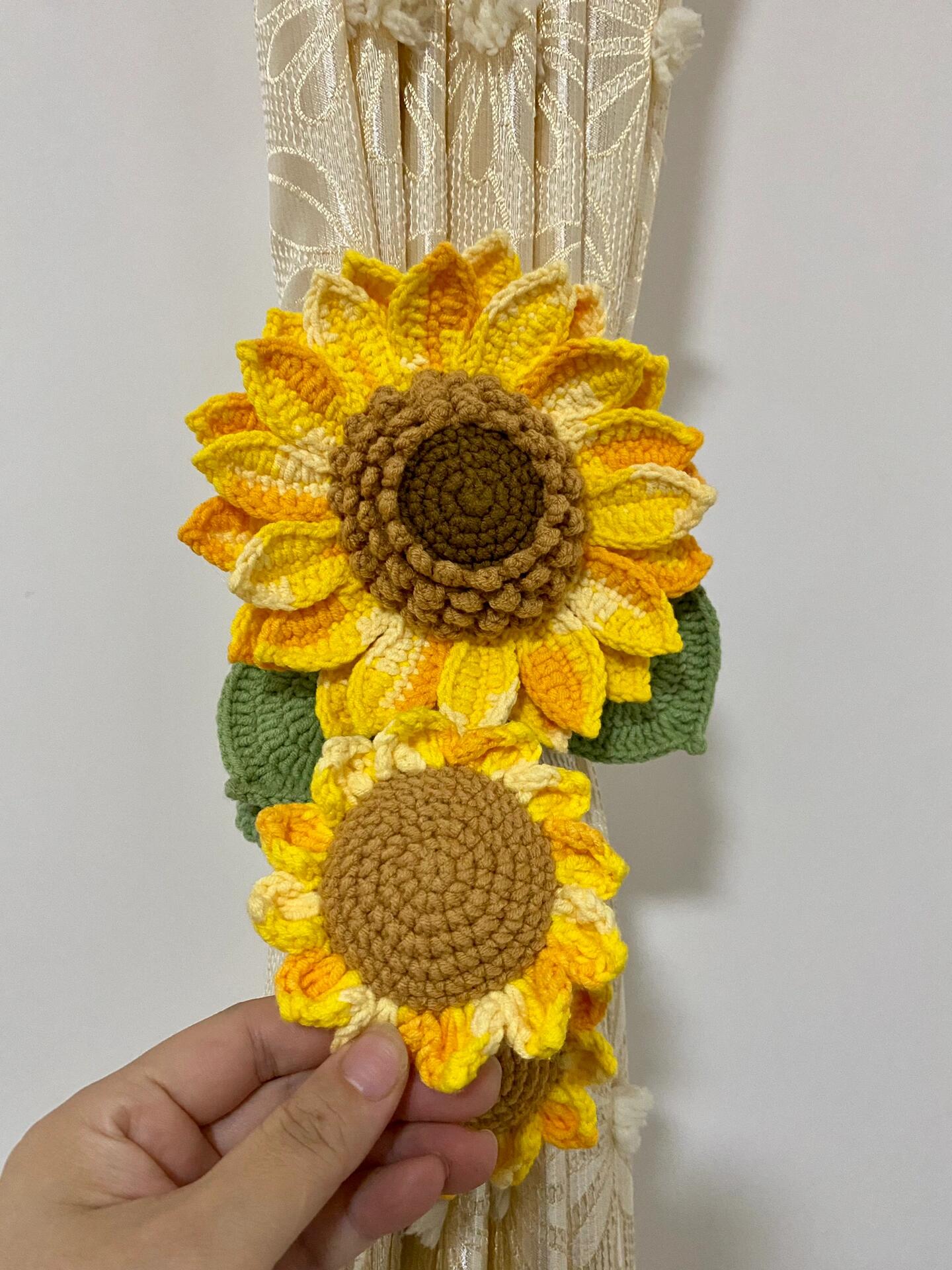 Crochet sunflowers strapes – Lilyrosy LLC