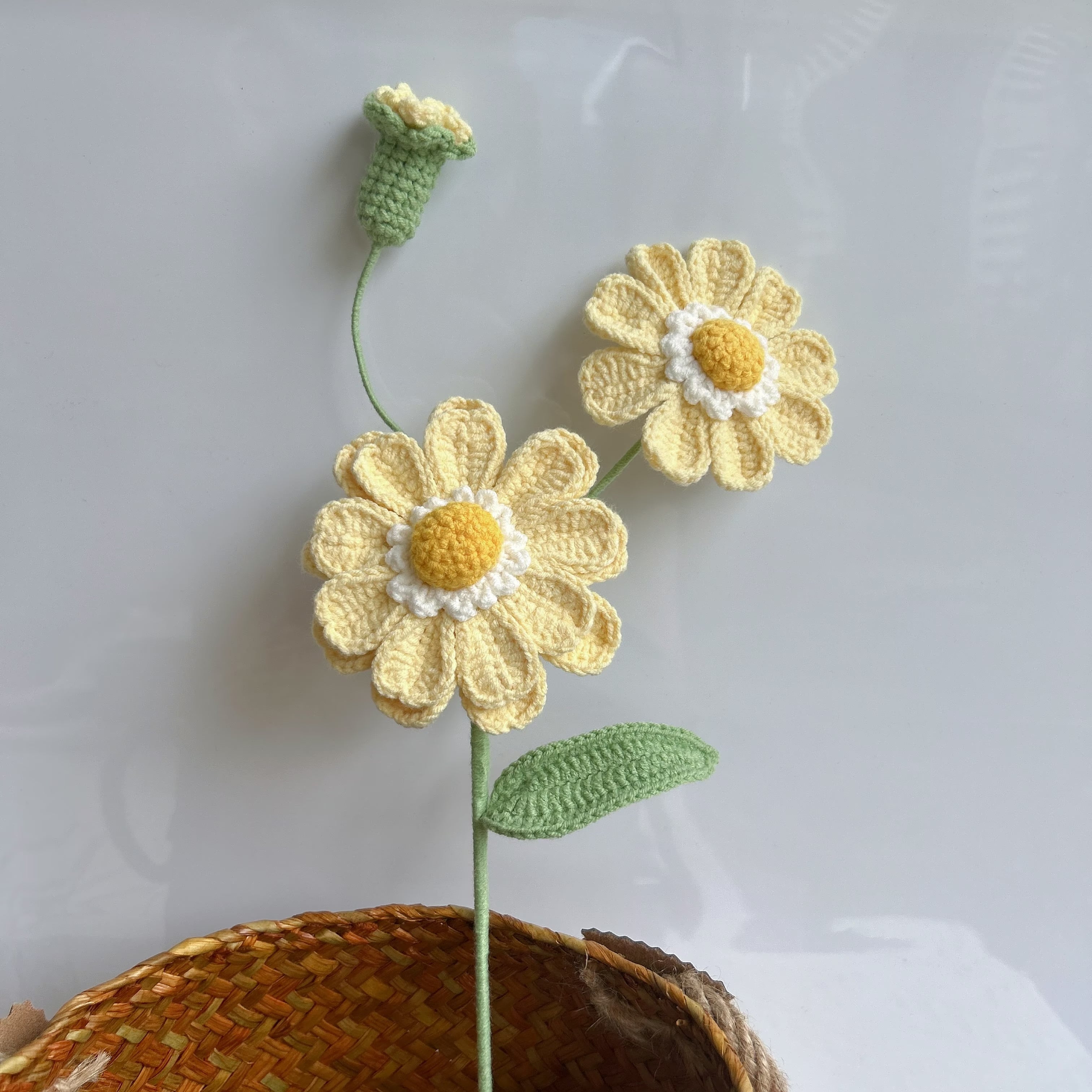 Lilyrosy Crochet Accent flowers in floral arrangement – Lilyrosy LLC