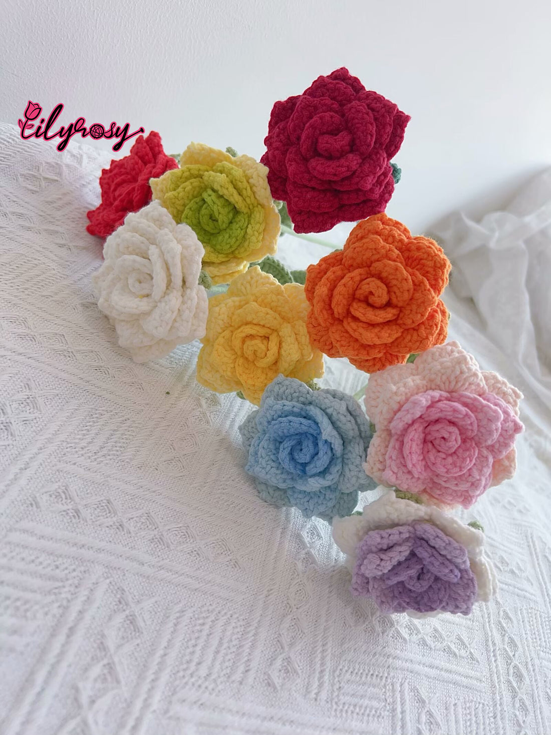 Lilyrosy Crochet Easy Rose Flower