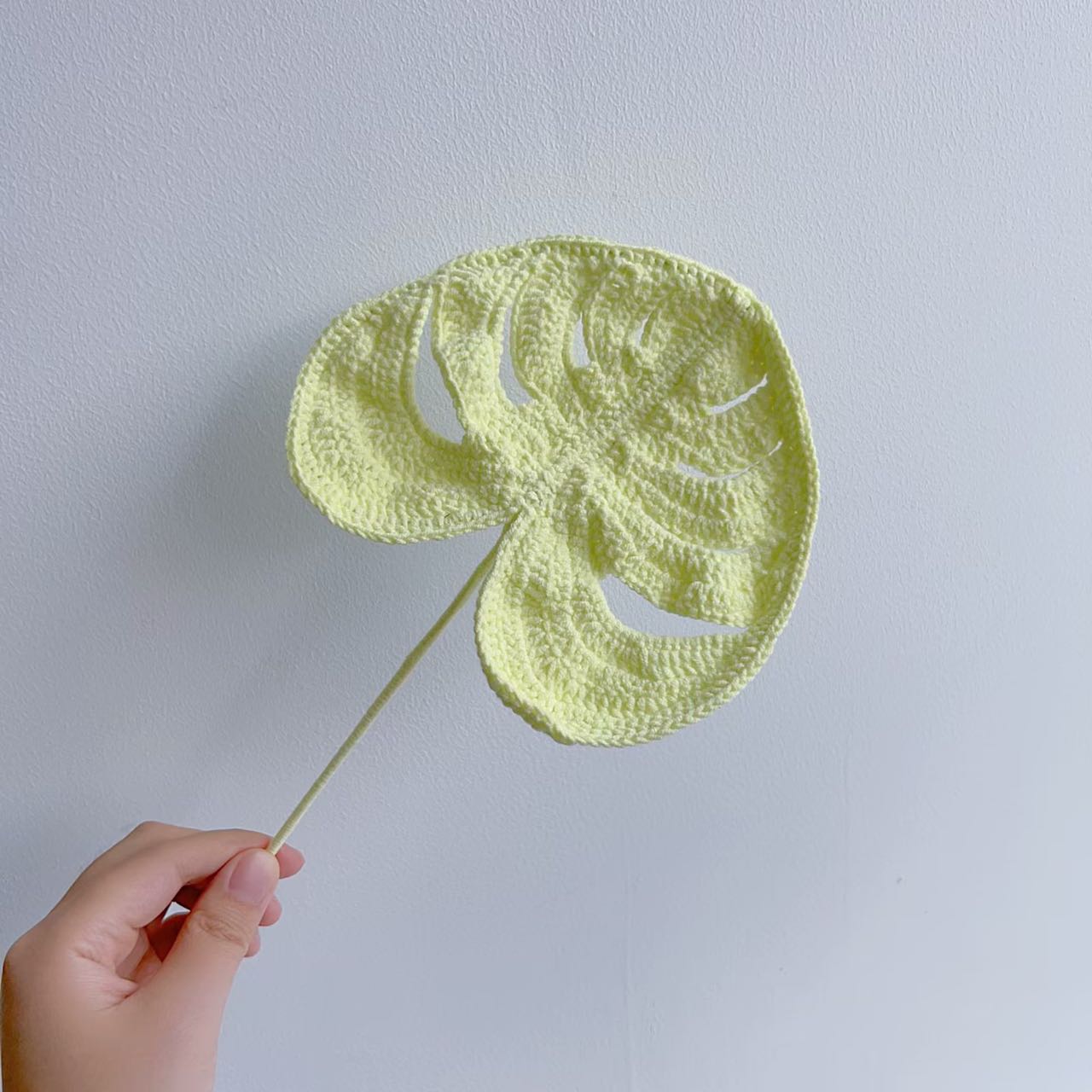 Lilyrosy Crochet monstera leaf patterns with step by step video tutorial