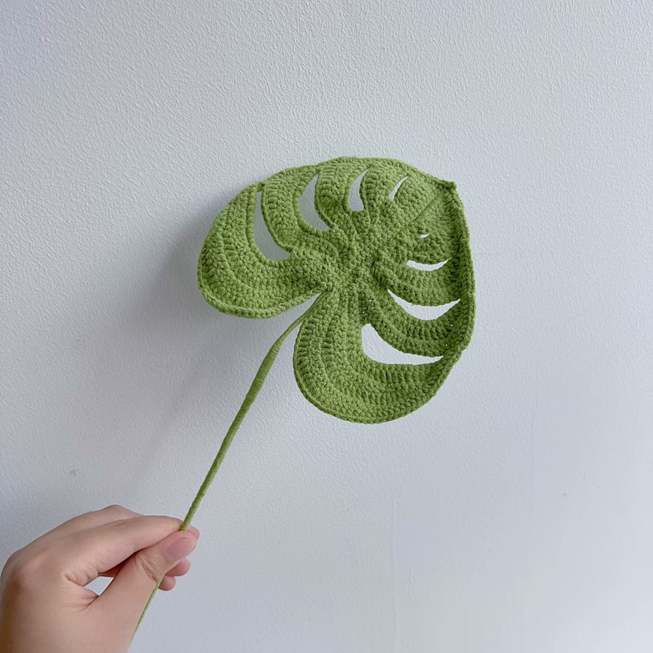 Lilyrosy Crochet monstera leaf patterns with step by step video tutorial