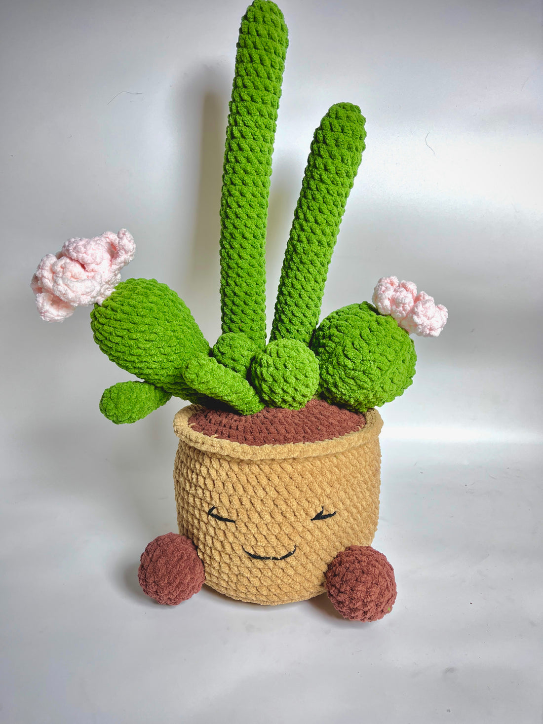 Crochet Jellycat Cactus Pot pattern, US terms