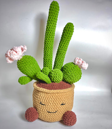 Crochet Jellycat Cactus Pot pattern, US terms