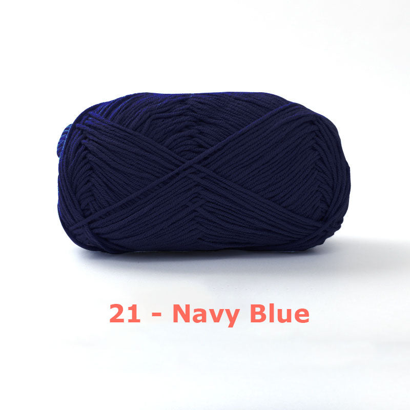 Milk Cotton Yarn for Crochet Flowers & Amigurumi, 67 colors.