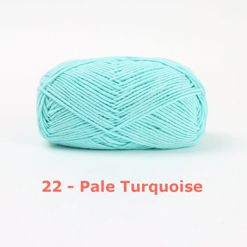 Milk Cotton Yarn for Crochet Flowers & Amigurumi, 67 colors.