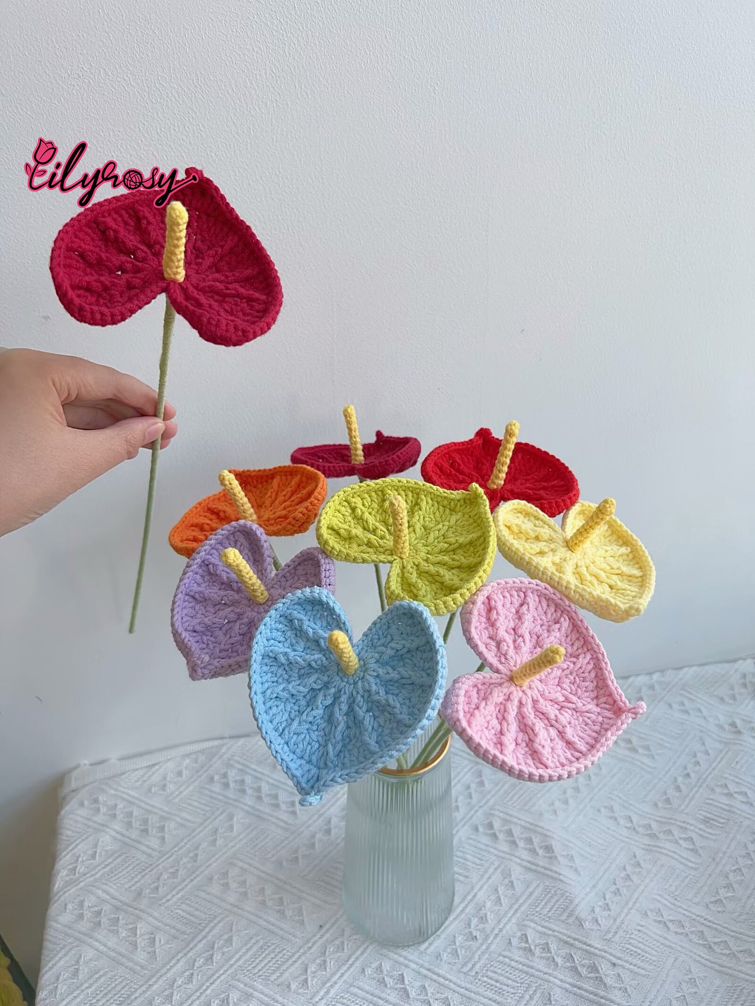 Lilyrosy Crochet  Anthurium