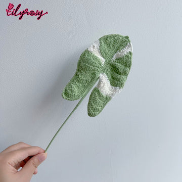 Lilyrosy Crochet elephant ear leaf