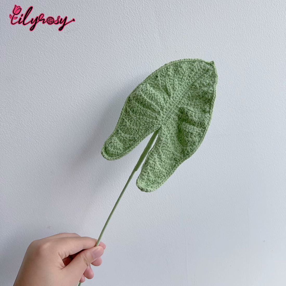 Lilyrosy Crochet elephant ear leaf