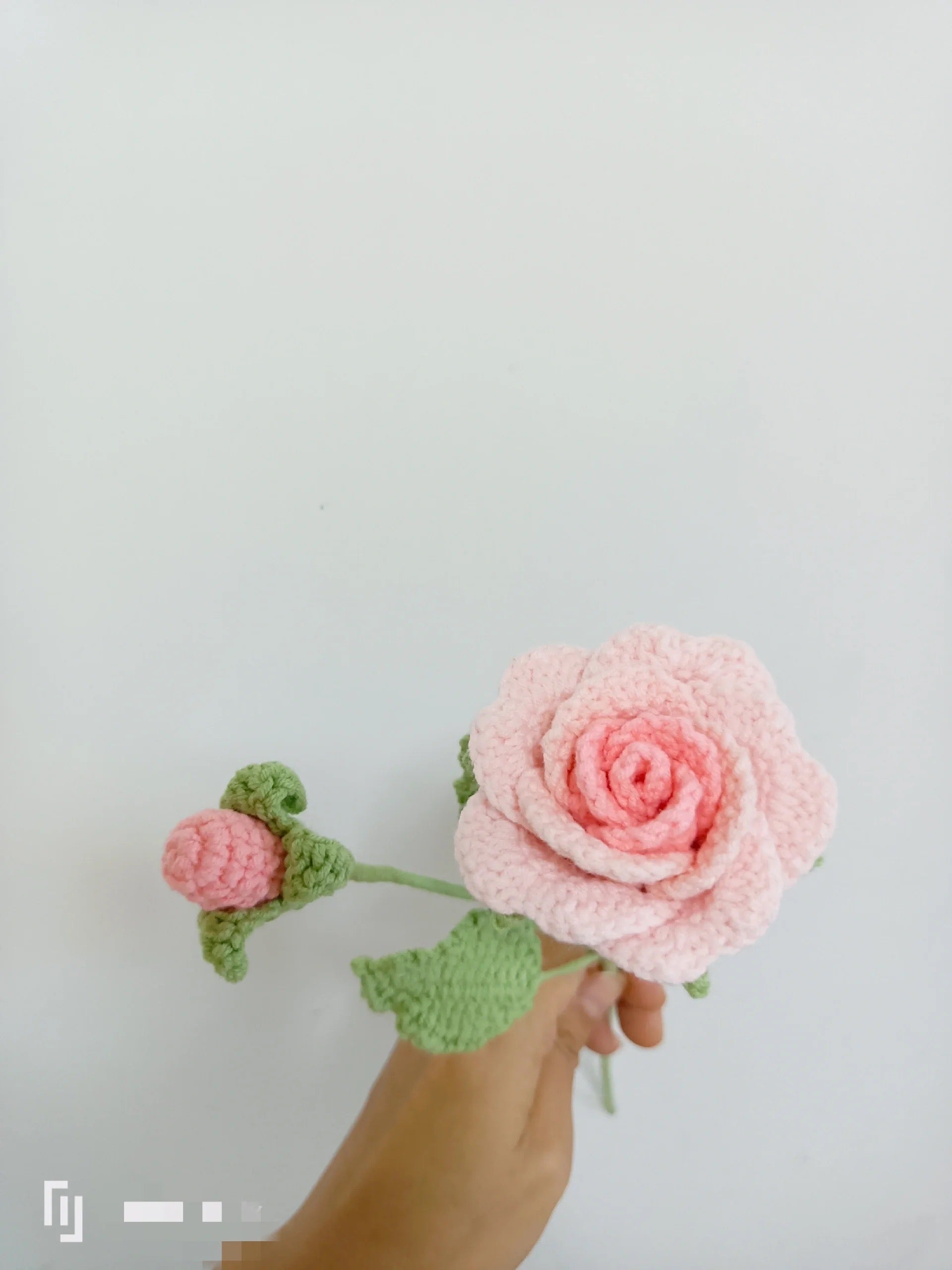 Qiangwei rose flower crochet pattern, English pdf pattern – lilyrosy