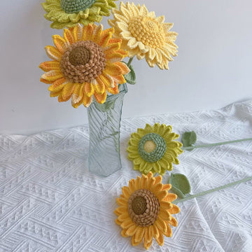 Lilyrosy Crochet Double Layer Sunflower