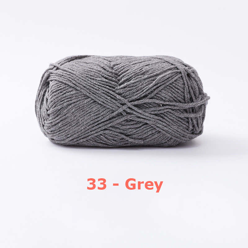 Milk Cotton Yarn for Crochet Flowers & Amigurumi, 67 colors.