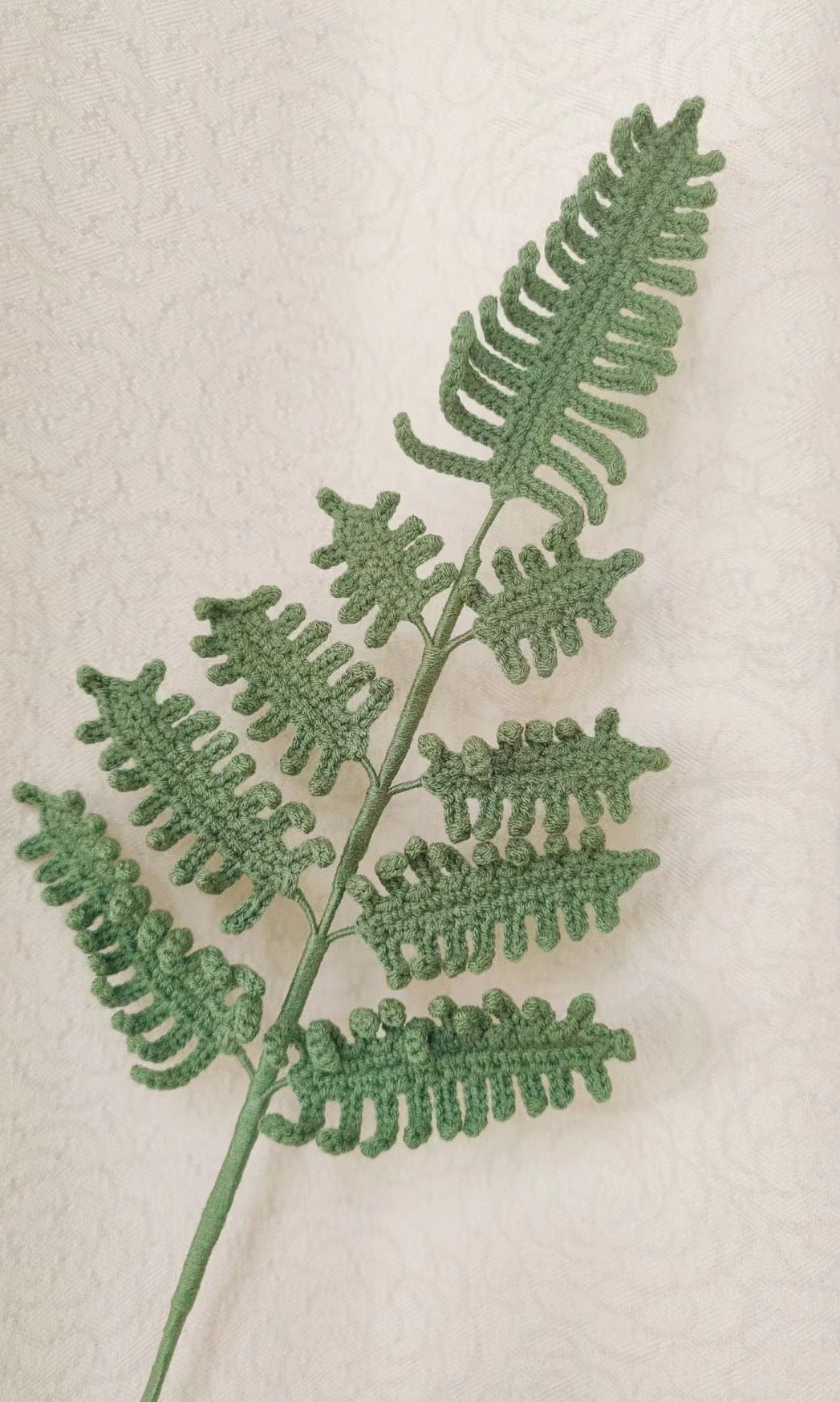 Lilyrosy Crochet  fern leaf patterns with step by step video tutorial