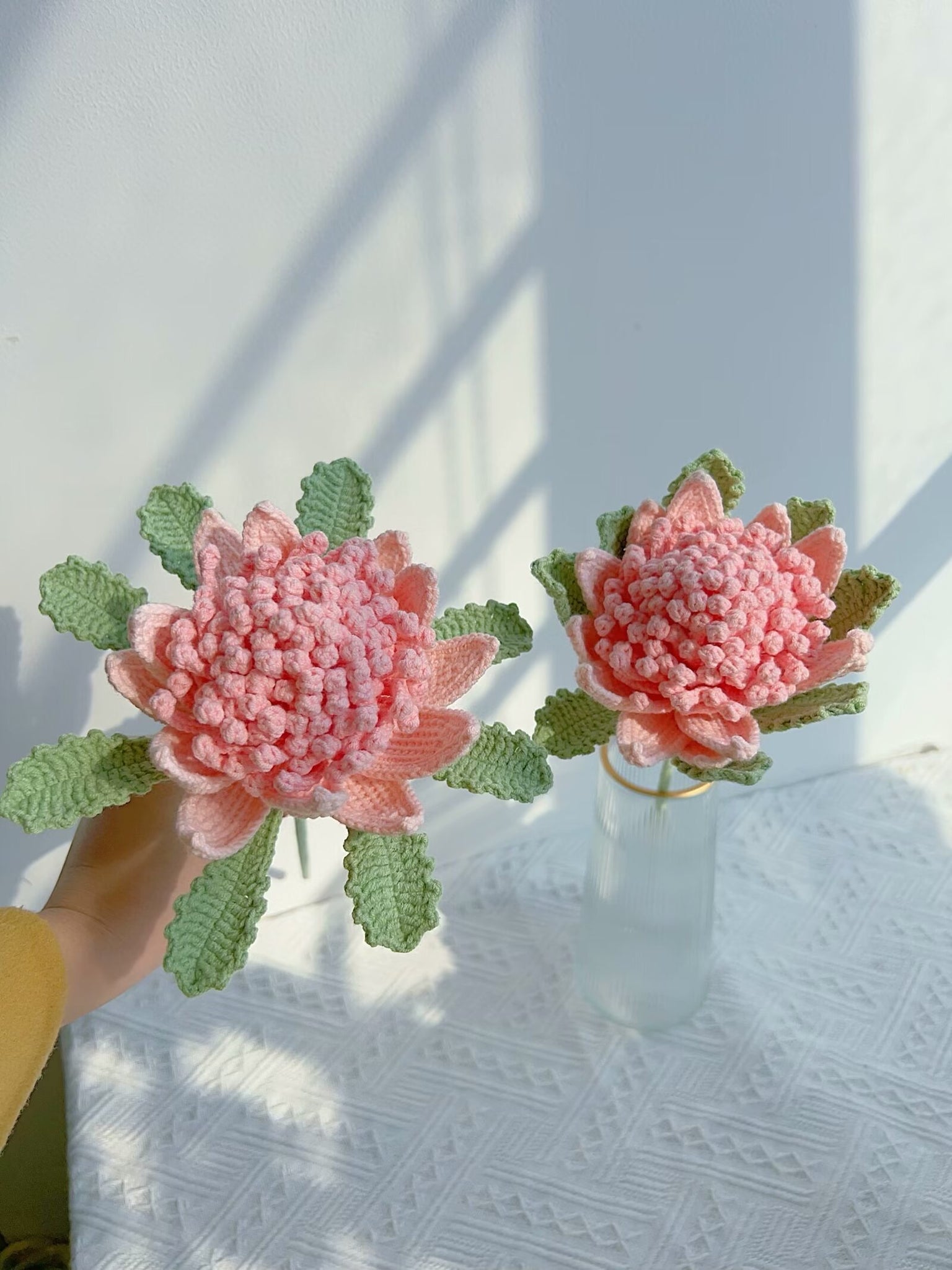 Highly recommend/ Crochet proteas caffra,gift for girlfriend/friend/mom,valentines day gifts