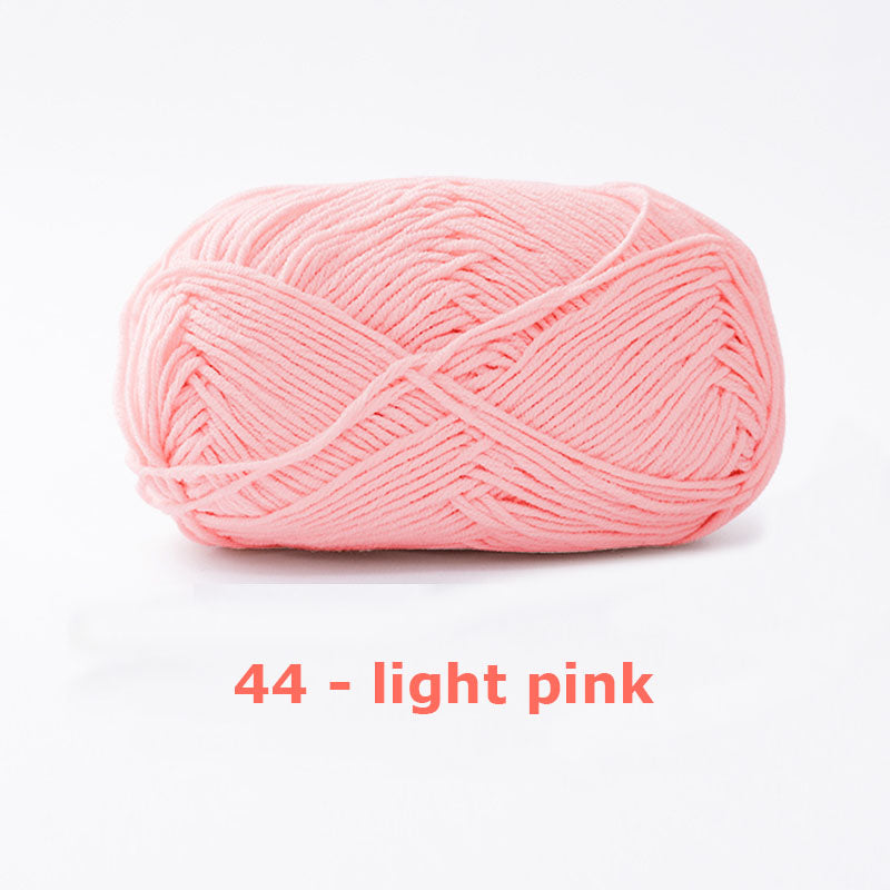 Milk Cotton Yarn for Crochet Flowers & Amigurumi, 67 colors.