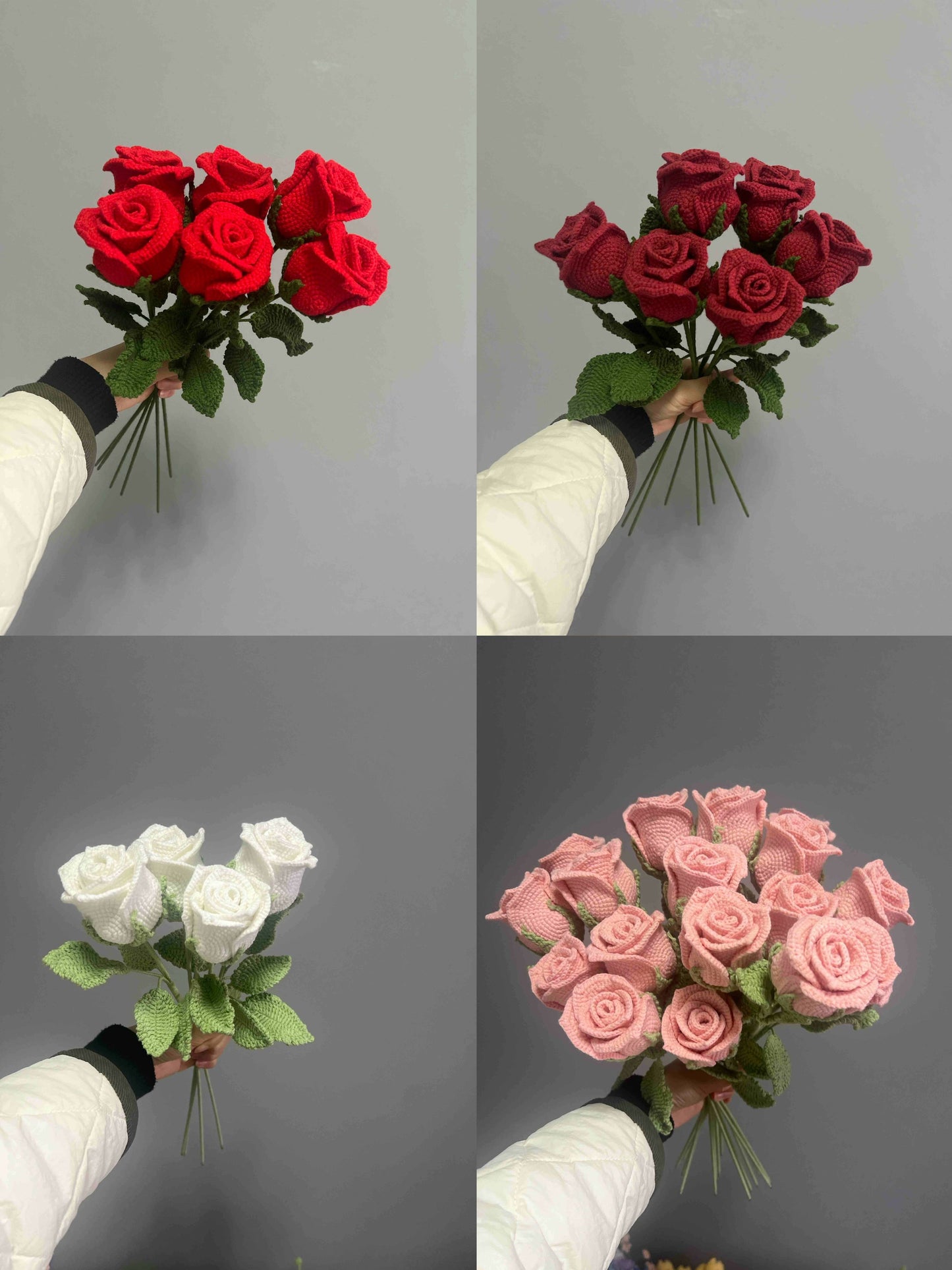 (4 en 1) Paquete de patrones de rosas (términos de EE. UU.)