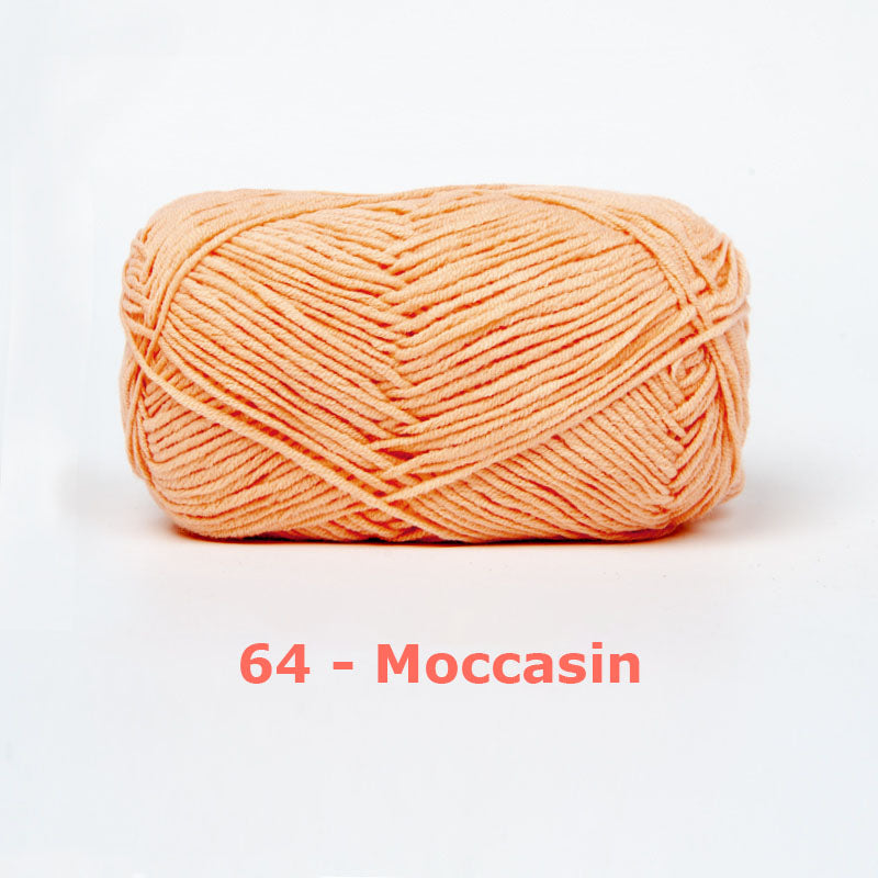 Milk Cotton Yarn for Crochet Flowers & Amigurumi, 67 colors.