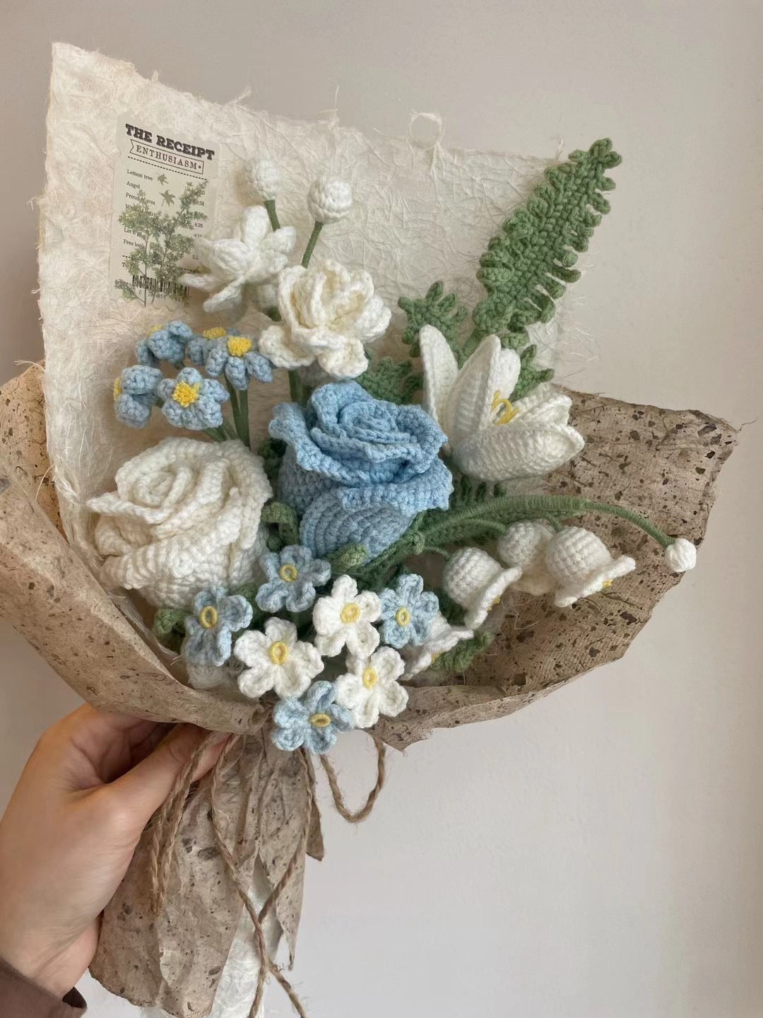 Lilyrosy Crochet graduation Bouquet， Gifts for Her