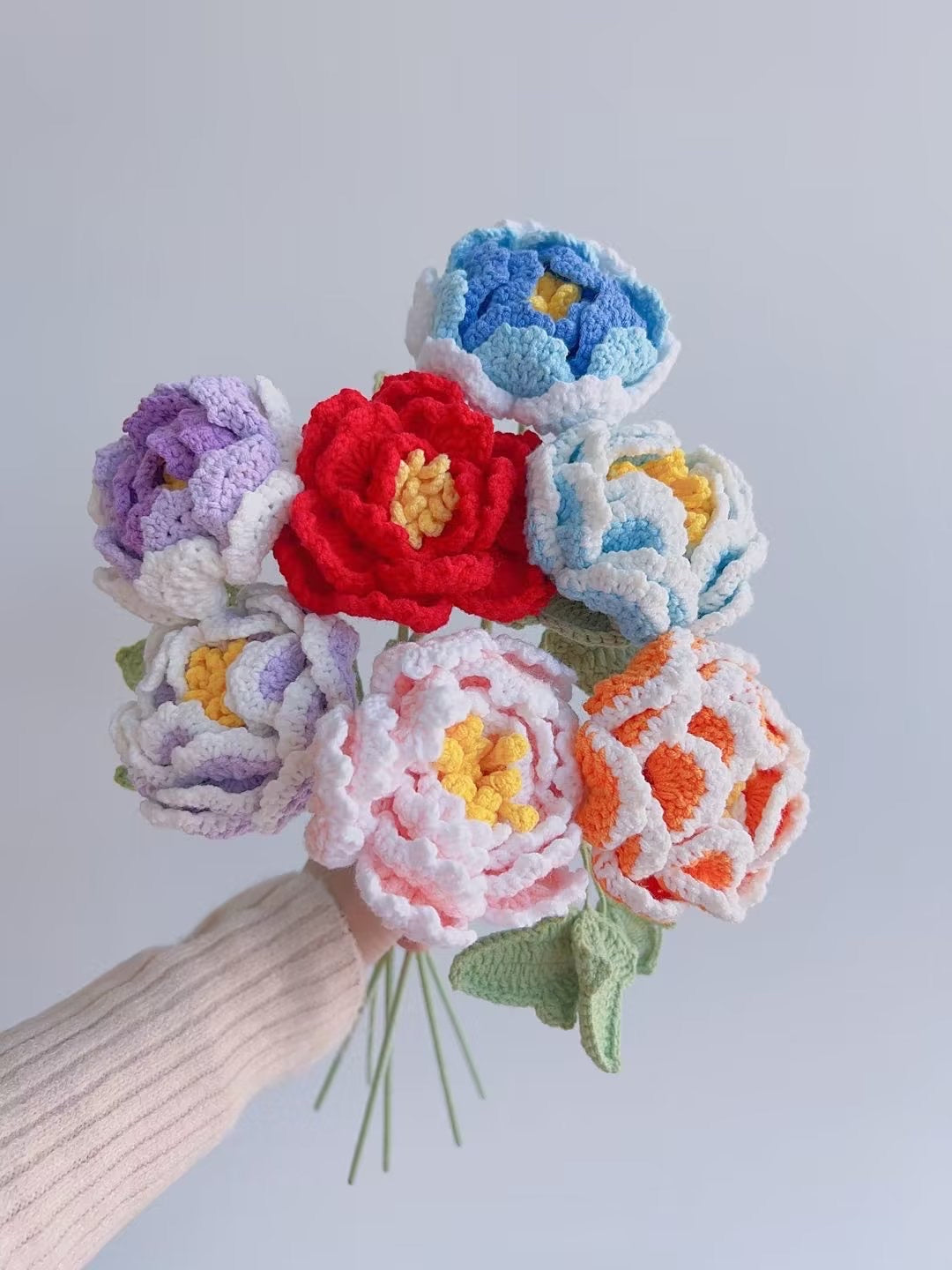 Crochet flowers pattern package (6 in 1 package)