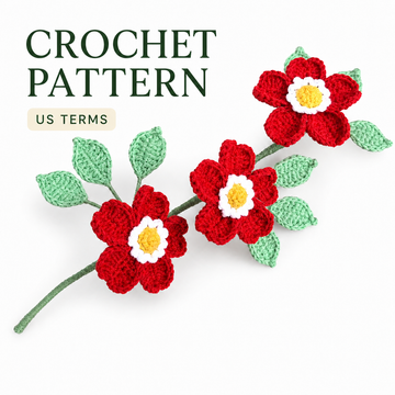 Lilyrosy crochet dog roses patterns with step by step video tutorial