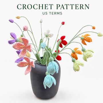 Lilyrosy Crochet Spring Snowflake Patterns with Step by Step Video Tutorial