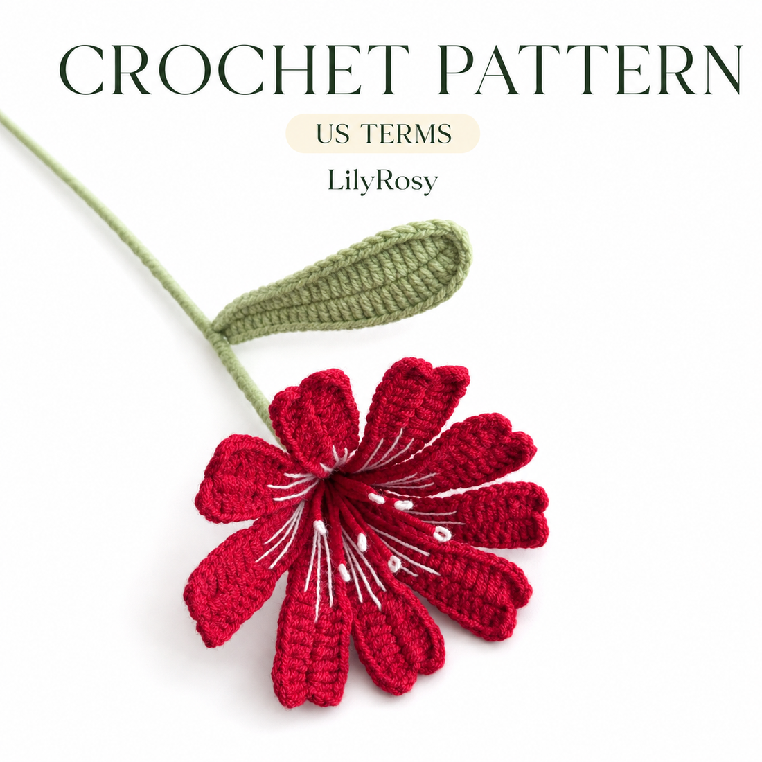 Lilyrosy Crochet Lewisia Patterns with Step by Step Video Tutorial