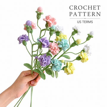 Lilyrosy Crochet Jasmine Flowers Patterns with Step by Step Video Tutorial