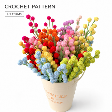 Lilyrosy Crochet snow berry Pattern with Step by Step Video Tutorial