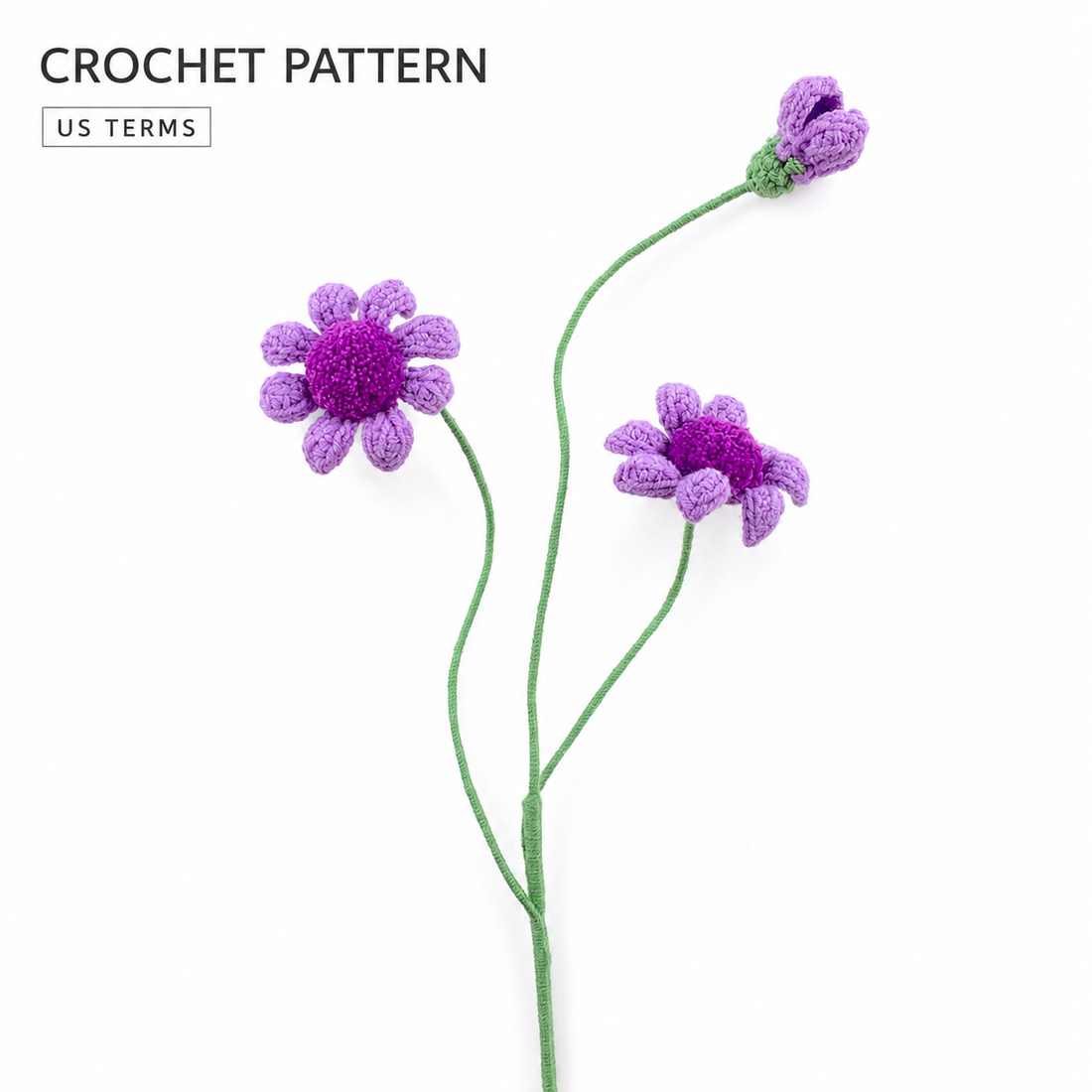 Lilyrosy crochet arctotis pattern  ( US terms)