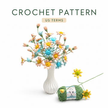 Lilyrosy crochet arctotis pattern  ( US terms)