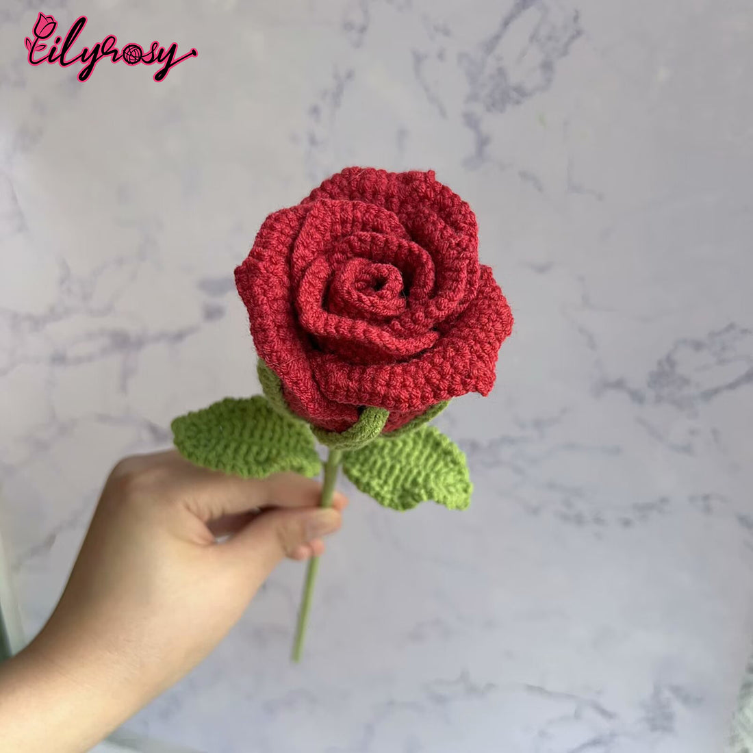 Lilyrosy Crochet Rose Flower