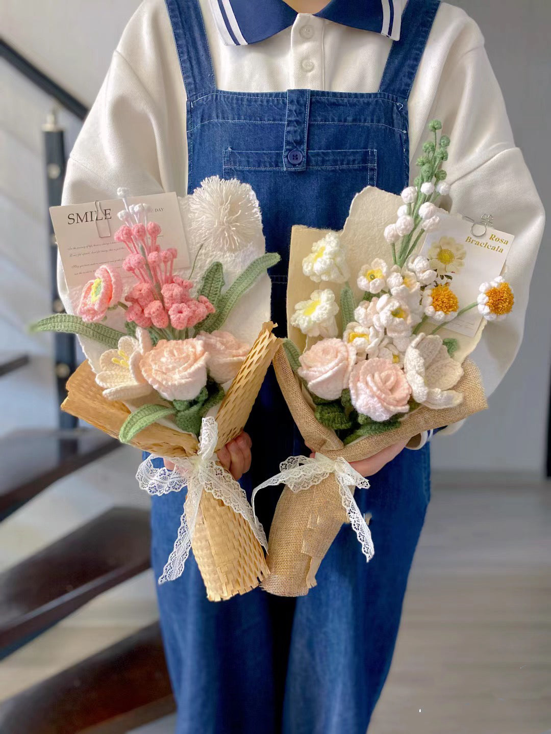 Crochet bouquet,handmade flower