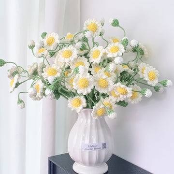 Crochet Daisy Flowers,Handmade Gifts