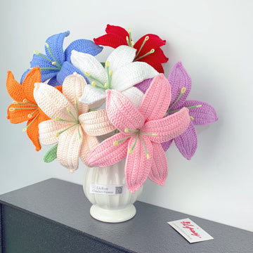 Crochet Lily flower, Handmade Gifts