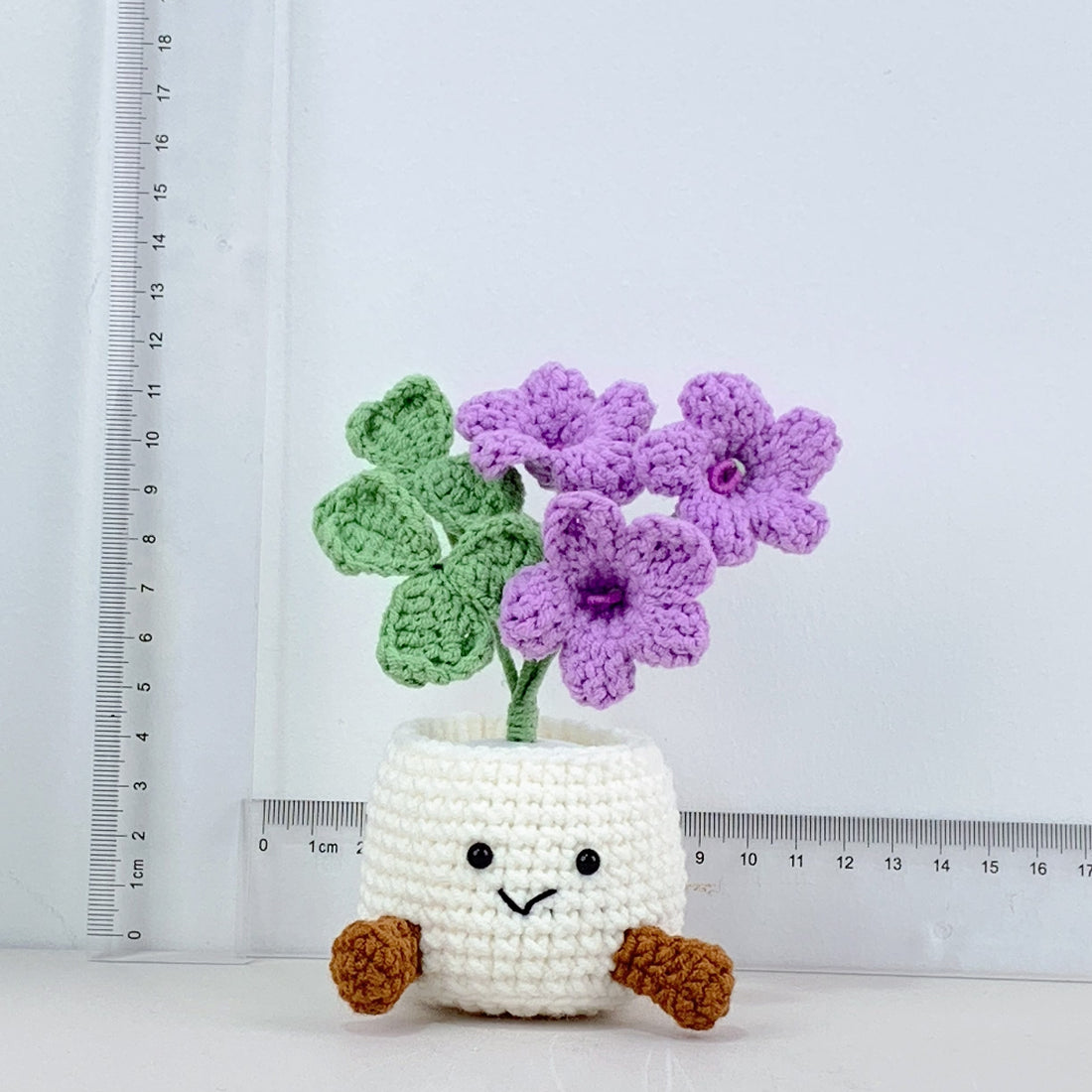 Handmade Crochet small Oxalis Pots, hoilday gifts,home decor