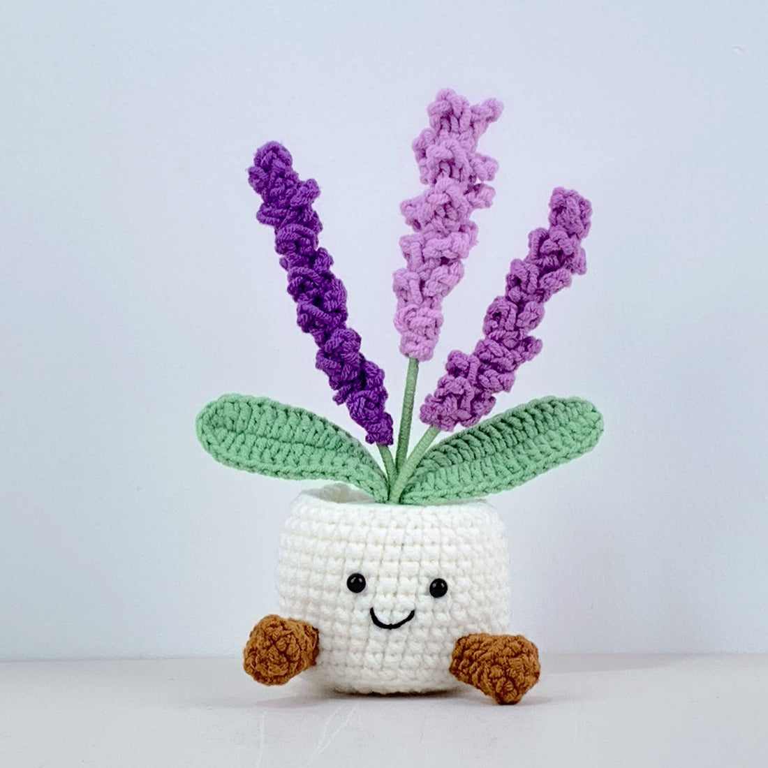 Handmade Crochet flower Pots, hoilday gifts,home decor