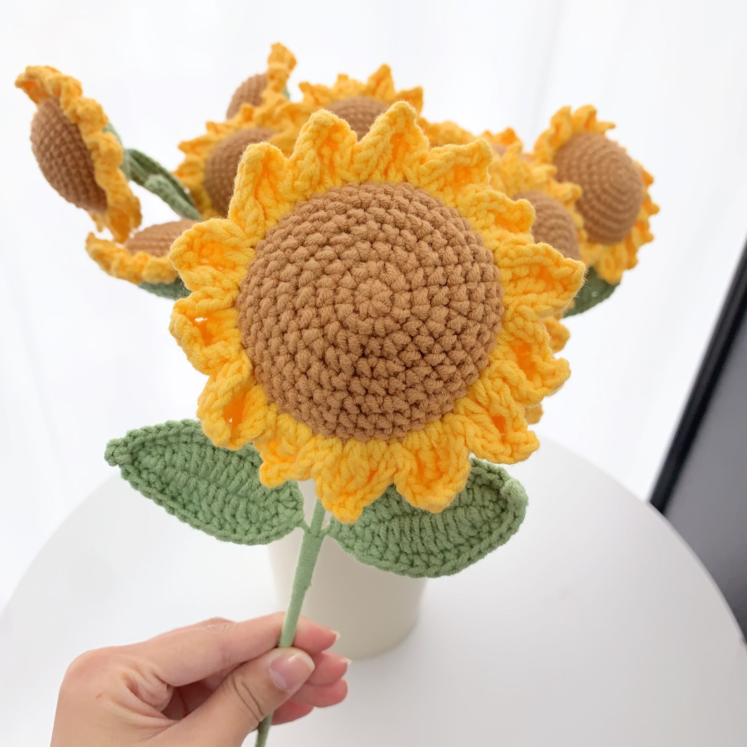 Lilyrosy crochet sunflowers, handmade gifts for any occasions