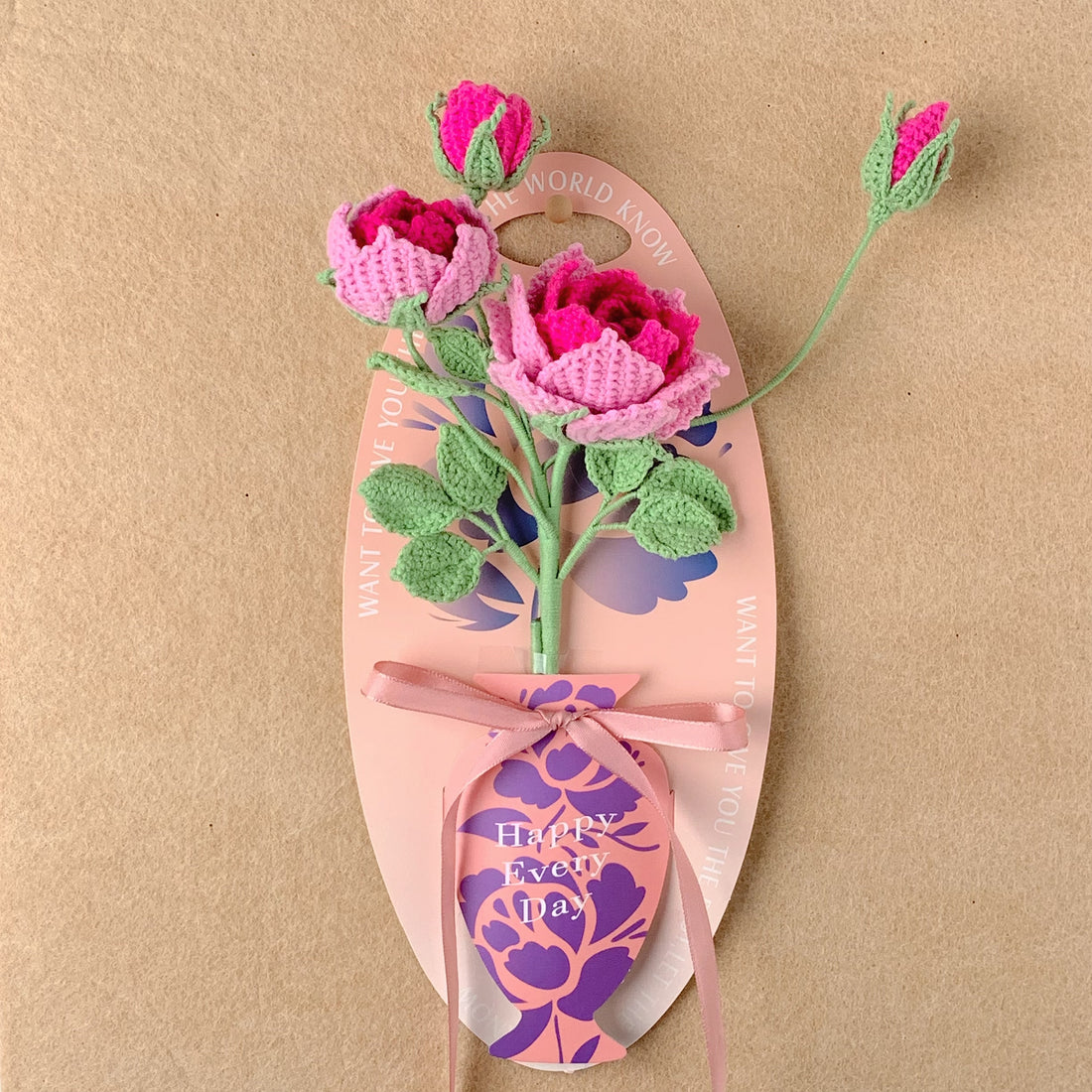 Handmade Crochet Roses flower Bouquet,Valentine's Day gift, gifts for any occasion