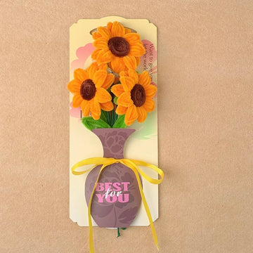 Handmade pipe cleaner flower Bouquet,Valentine's Day gift, gifts for any occasion