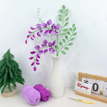 PDF pattern with video tutorial  Crochet  Wisteria Flower