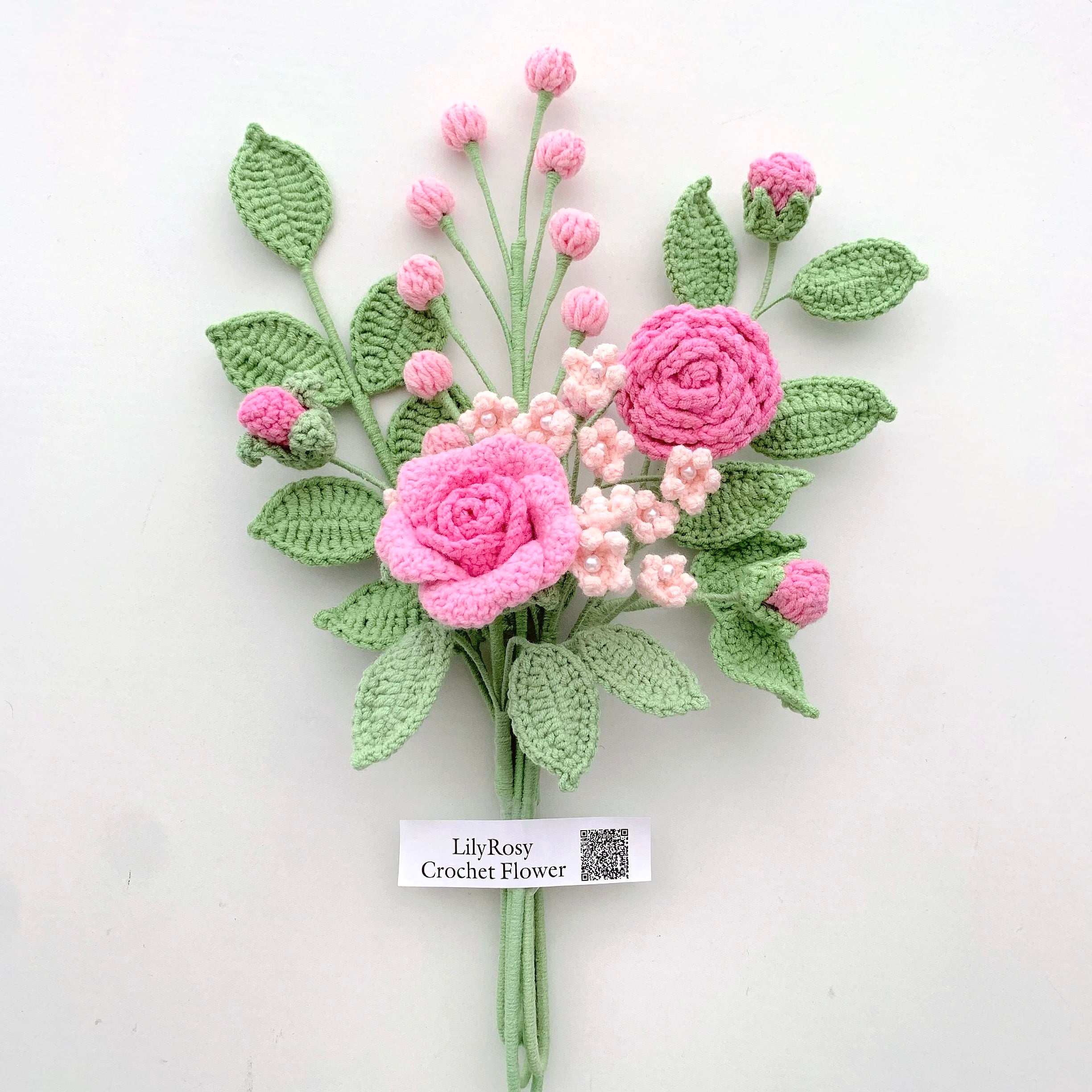 31＜税送料3648円込み＞ DUSTER GN4LW FLOWER 31 LilyRosy April Birth month Crochet flowers. Daisy and sweet pea