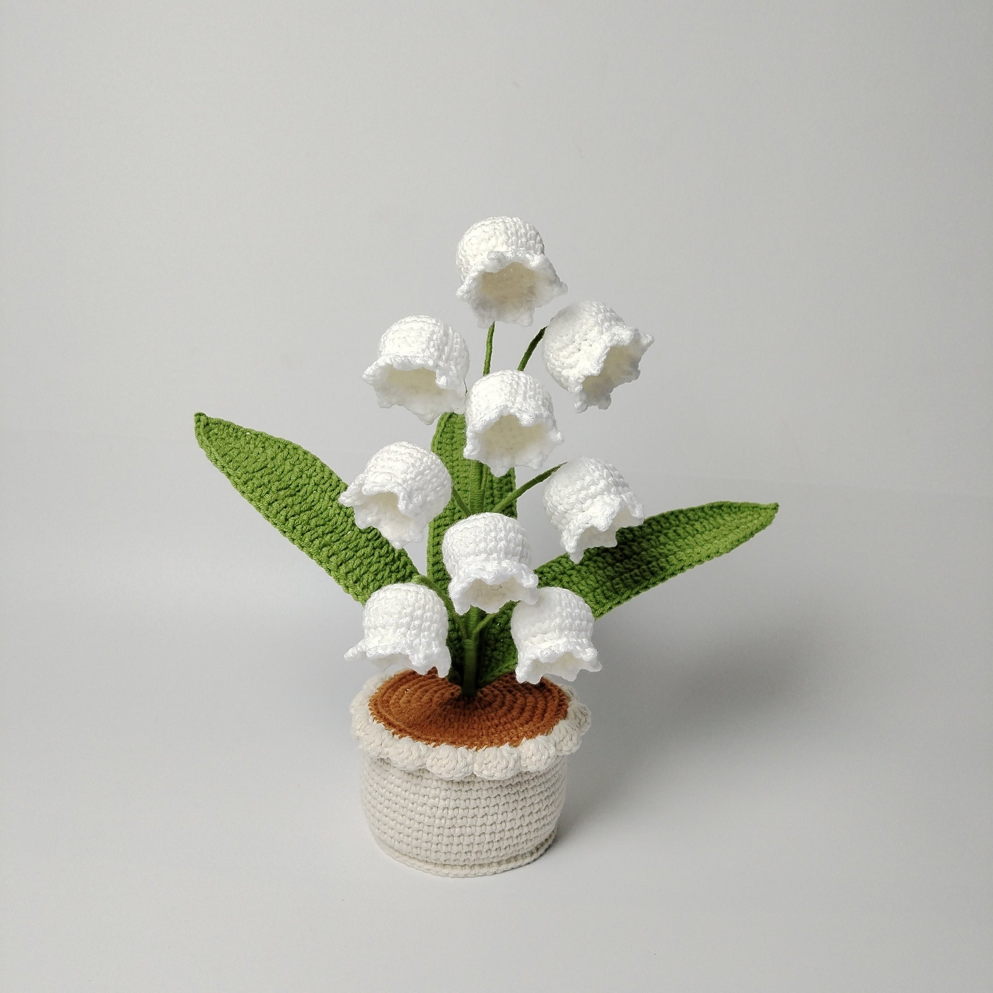 lily of the valley flower crochet pattern Lilyrosy Crochet Lily of the valley pot pattern, with video tutorial ( – Lilyrosy LLC