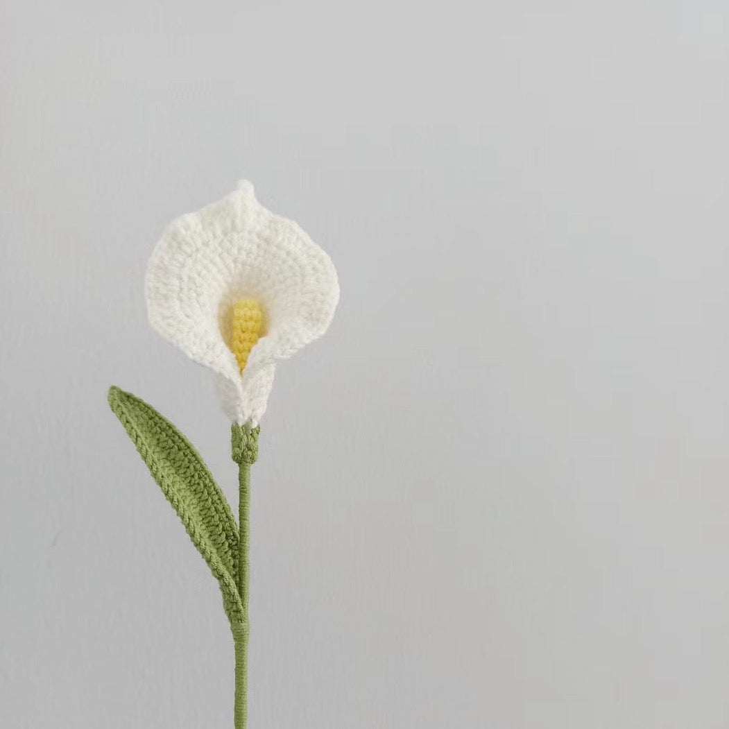 crochet calla lily flower pattern calla lily crochet pattern, English pdf pattern, flower bouquet DIY, c – Lilyrosy LLC