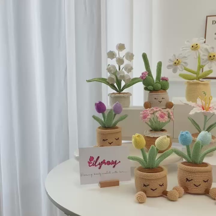AR まとめ60枚　ほぼGHIレギュレーション Crochet jellycat Daisy pots, gifts for girls, boys, women